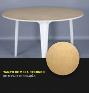Aluguel de Tampo De Mesa Redondo - Guga Iluminação